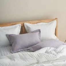 사계절 콤비네이션 세미워싱 베개커버 40x6031996566, 블루