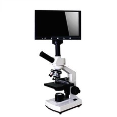 생물 현미경 고배율 검사 진단 실체 자연관찰 입문용 확인 확대경, 학생용 현미경, 기본 색상