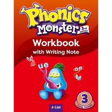Phonics Monster Workbook 3, A List