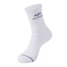 제이케이프로 언실드 삭스 (장목) 사계절 스포츠양말 화이트, 1개