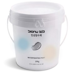 비오누랩 옥상방수 우레탄 탄성 방수제 페인트, 1개, 16kg, 회색(그레이)