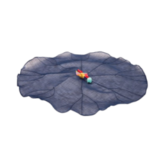 하율공방 고급 모시 전통 연잎 밥상보 곤색, 2개