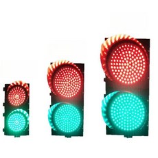 LED 신호등 안전 표시 자동차 교육 리모컨 무선 원격 200mm 12V 3선 제어 없음, 200mm 12V 전원 켜짐 순환