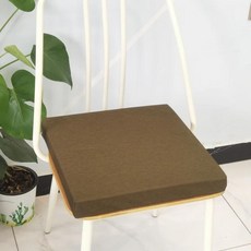 방수 시트 쿠션 단색 탈부착 다다미 매트 사무실 정원 장식 의자, 2. FS-ye zong / A. 40x40x3cm, 1개