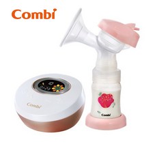 Combi 新自然吸韻電動吸乳器 單邊 搭配寬口儲乳奶瓶