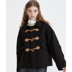 [국내매장판] 노이아고 NOIAGO NOI498 오버핏 더플 코트 (블랙) 177865