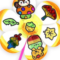 가을소풍 포일아트 바람개비 (4인용), 1개