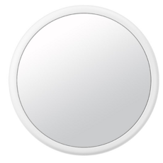 又敗家JJC磁吸手機化妝鏡MS-M2，5cm平面梳妝鏡，附吸磁鐵貼紙，不失真隨身自拍鏡子, 1個