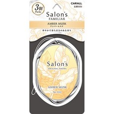 日本CARALL SALON 吊掛式紙卡芳香劑 香片(3片組) 3353, 1個, 3355富貴花香