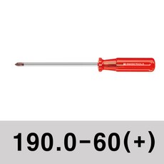 피비스위스툴 드라이버(클래식그립) PB190 삼각 슬림한 디자인 휴대용이, 0-60(+), 1개