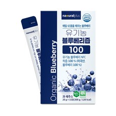 내츄럴플러스 유기농 블루베리즙100, 20g, 1박스
