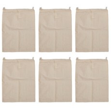 10팩 면 모슬린 드로스트링 백 리넨 캔버스 보관 가방 20 x 30cm, 10팩 면 모슬린 드로스트링 백, 리넨 캔버스 보관 가
