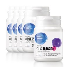 와브헬스 식염 포도당 정 스포츠 에너지 캔디 사탕 전해질 부족 보충제, 5개, 100정