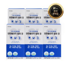 닥터세오 치아탄탄 뼈탄탄 탄탄플란트 알파정 치아 뼈 골다공증 칼마디 영양제, 6개, 60정