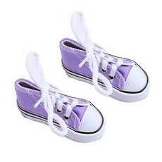 오토바이 사이드 스탠드 크리 에이 티브 삼각대 커버 미니 신발 자전거 발 모터 자전거 킥 스탠드 7.5cm 장식 모토 부품, [10] 2PCS Purple