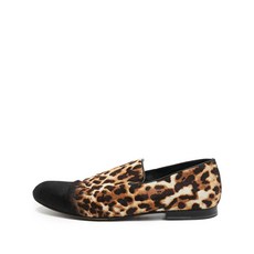 지미 추 중고 레오파드 프린트 로퍼