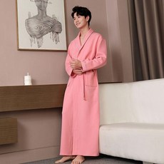 情侶浴袍 睡袍 純棉吸水 浴衣 男女 四季通用