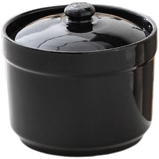陶瓷燉盅隔水燉家用燕窩專用蒸盅帶蓋一人份煲湯燉罐碗瓦罐小湯盅, XDX-直身465ml瓦罐燉盅-黑色:1個