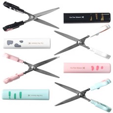 귀차냥 미니가위 4종세트 귀여운 휴대용 고양이가위 앙증맞은 예쁜 이쁜 가벼운 실밥제거 종이오리기 다용도미니가위 학교 학원 학생 단체선물 회사원, 1개, 블랙,화이트,핑크,블루