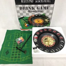 DRINK GAME 俄羅斯輪盤 輪盤酒具 (附籌碼), 1個, 籌碼輪盤