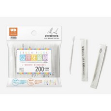 絲麥兒Q彈牙籤刷單支包（200支袋裝）- 獨立包裝，深入清潔牙縫，保持口腔清新, 1個, 200個裝