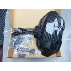 KYL 鋁合金後土除 碳纖維紋路 分離式土除 DRG KRV 勁戰 四代 五代 六代 FORCE, 1個