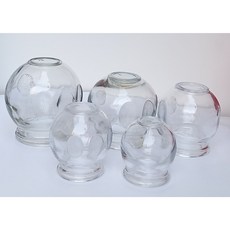 유리부항 부항컵 알콜부항 불부항 부항컵, 2호, 1개