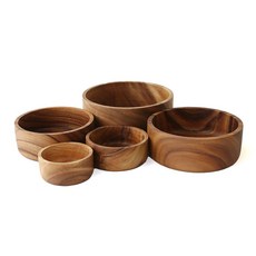 꿈꾸는 키친 아카시아 우드 샐러드 포케볼, 1개, XXL사이즈 특대