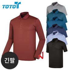 토토 긴팔티 스판 카치온 카라 7색상 공용