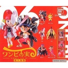 優選秘藏Gacha 航海王果實公仔P6 魯夫 美音 千陽君 金獅子 捷風 基爾德 海賊王 現貨, 1個