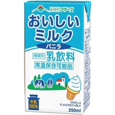 라쿠노우 마더스 밀크 바닐라 250ml x 24개 일본 바닐라맛 멸균우유, 1케이스