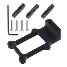 Prusa XL 노즐 청소 와이퍼 실리콘 브러시 압출기 노즐 와이프 키트를위한 3D 프린터 부품 노즐 브러시 인쇄 부품, 검은색, 검은색