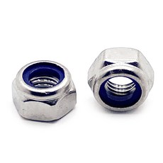 리우툴 스텐 나일론 너트 육각 풀림방지 나이롱 서스 미리 인치 M3 부터 M12 3/8 1/2 낱개, 1