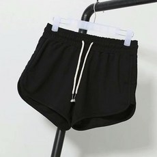 밴딩 끈조절 반바지 신축성 팬츠 트레이닝 운동 여자
