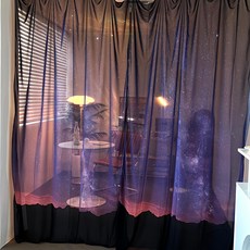 Mononiq雪紡布幕 XL號+夾子 10入, 52 極光