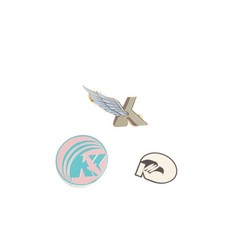 키코코스타디노브 그래픽 프린트 핀