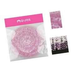 반짝이레이스 자주 3x165 망사원단