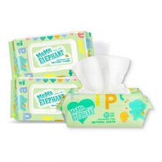 附蓋RO純水嬰兒濕紙巾 80抽 (不連抽/無酒精), 1包, 80張, 375g