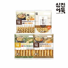 [삼진어묵] 딱한끼사각꼬치+미니어묵꼬치+미니땡초봉꼬치+미니잡채봉꼬치, 1세트