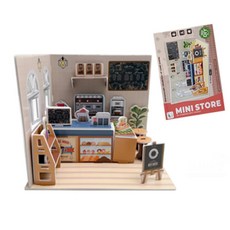 꼬지몰 미니 카페 페이퍼토이