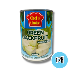 태국 쉐프초이스 그린 책후르츠 과일 통조림 565g 1개