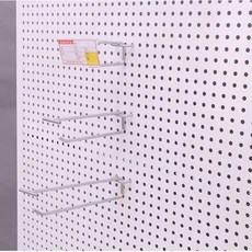 타공판 후크 세트 타공보드 타공 도어 접착식, 1개, 더블라인 20cm 포함 10개