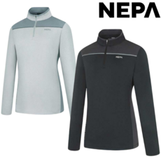 [백화점발송] 네파 여성 반집업 티셔츠 봄 가을 겨울 통기성 우수 하이넥 긴팔 등산 캠핑 골프 일상 외출 상의