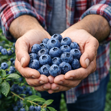 엄선한 칠레산 생블루베리, 1개, 2팩 (125g, 16mm이상)