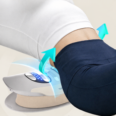 Yzontro 저주파 EMS 허리 마사지기 온열 공기압 스트레칭, 회색, Y500Pro-GY