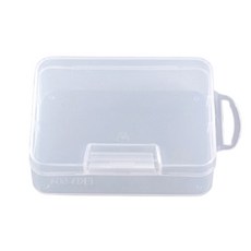 PS樂 塑膠收納盒 名片塑膠盒 樣品展示盒 504X透明 9*6.5*3, 1個, 透明