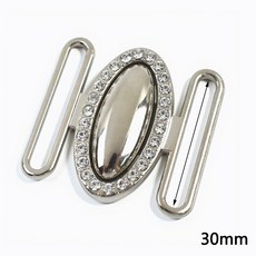 2/5Pcs 30/40mm 금속 벨트 버클 여성용 윈드 브레이커 장식 후크 코트 벨트 버클 의류 조절기 DIY 봉제 액세서리, [00] Silver-30mm, [00] 2Pcs