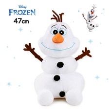 디즈니 겨울왕국 엘사 안나 산타 올라프 대형 눈사람 인형 캐릭터인형, 울라프47cm, 1개