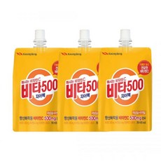 광동제약 비타500 비타민 파우치 치어팩 250ml 10개, 치어팩 10개