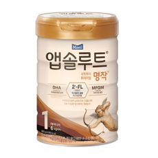 앱솔루트 명작 2FL 분유 1단계(0~6개월)800g, 1개, 800g